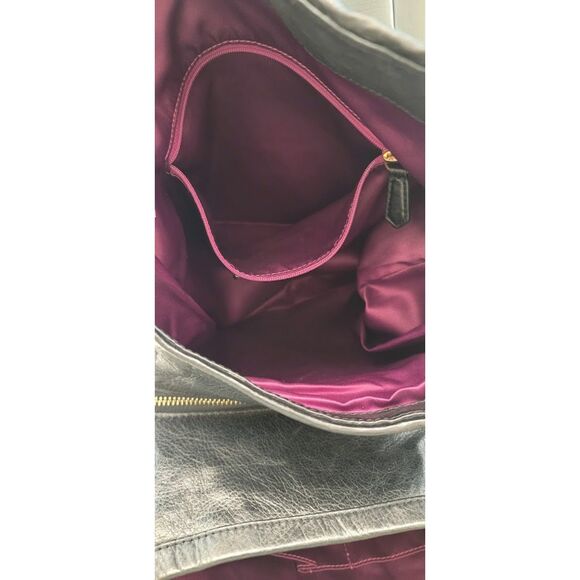 Coach Back Maddison Textured Leather Shoulder Bag Hobo Style Lattice Leather Bag - Picture 6 of 13